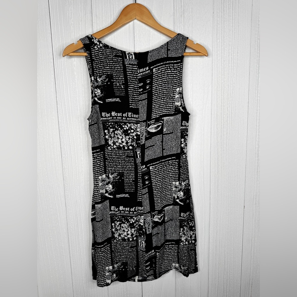 Reformation + Net Sustain Noha Printed Crepe Mini Dress - Black - Picture 10 of 11